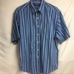 🧨 3/$20 Puritan Ash Blue Short Sleeve Button Down